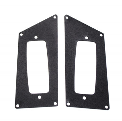 Go Rhino 281281T - BR20 Light Plates - Textured Black